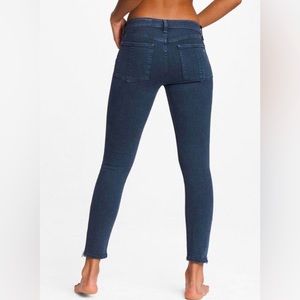 Rag & Bone Skinny Jeans Zipper Ankle 27 Indigo Blue